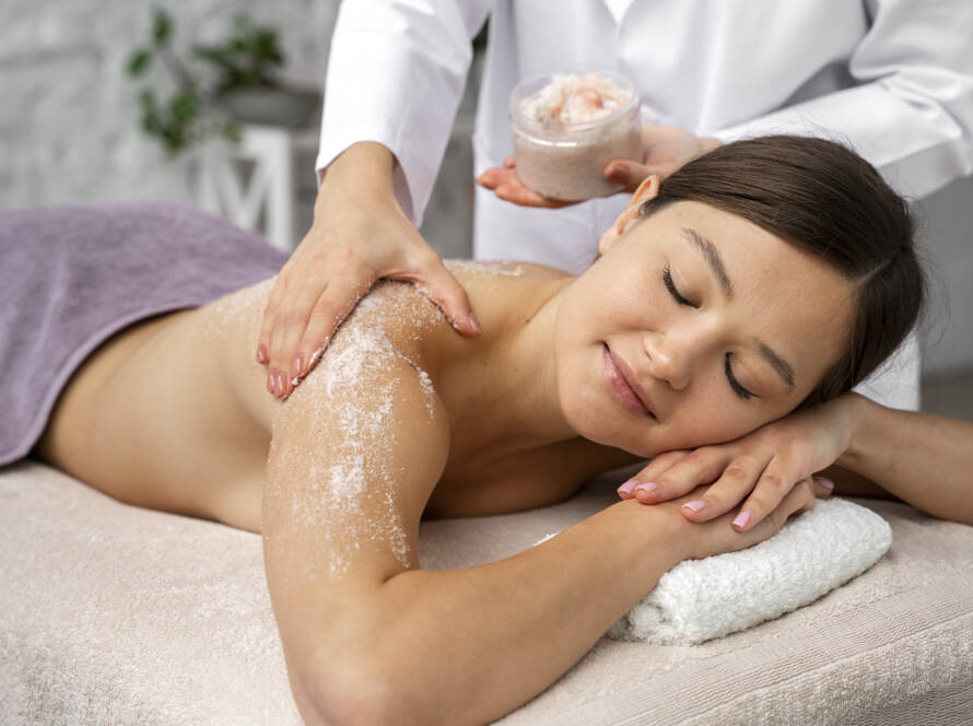 body scrub massage and spa